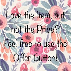 REASONABLE OFFERS ARE WELCOME! ❤️